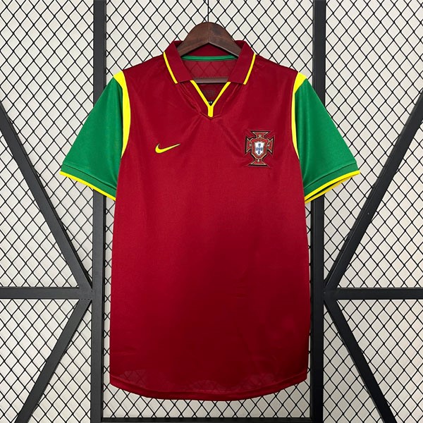 Tailandia Camiseta Portugal Replica Primera Ropa Retro 1999